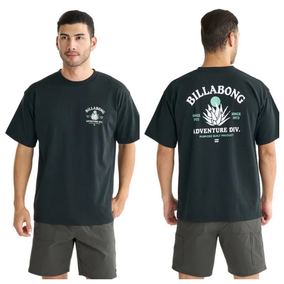 Outdoor Adventure Brand - แอดเวนเจอร์ ดิวิชั่น แบรนด์ไลฟ์สไตล์สำหรับเล่นเซิร์ฟกลางแจ้งเสื้อยืดผ้าฝ้ายเสื้อยืดกราฟิกผู้ชายผู้หญิงฤดูร้อนสตรีทแวร์