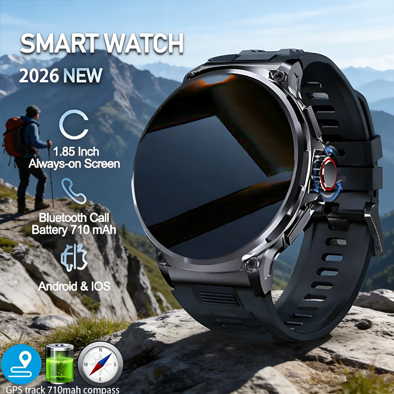 Outdoor Adventure Hours - นาฬิกาสมาร์ทวอทช์สำหรับผู้ชาย รุ่น Hot Men Smart Watch
