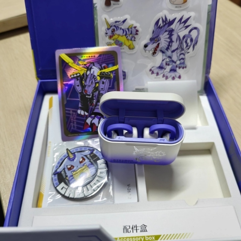 Outdoor Adventure Japan - หูฟังบลูทูธไร้สายแบบหนีบหู Digimon Adventure รุ่นใหม่ ขายดี Agumon