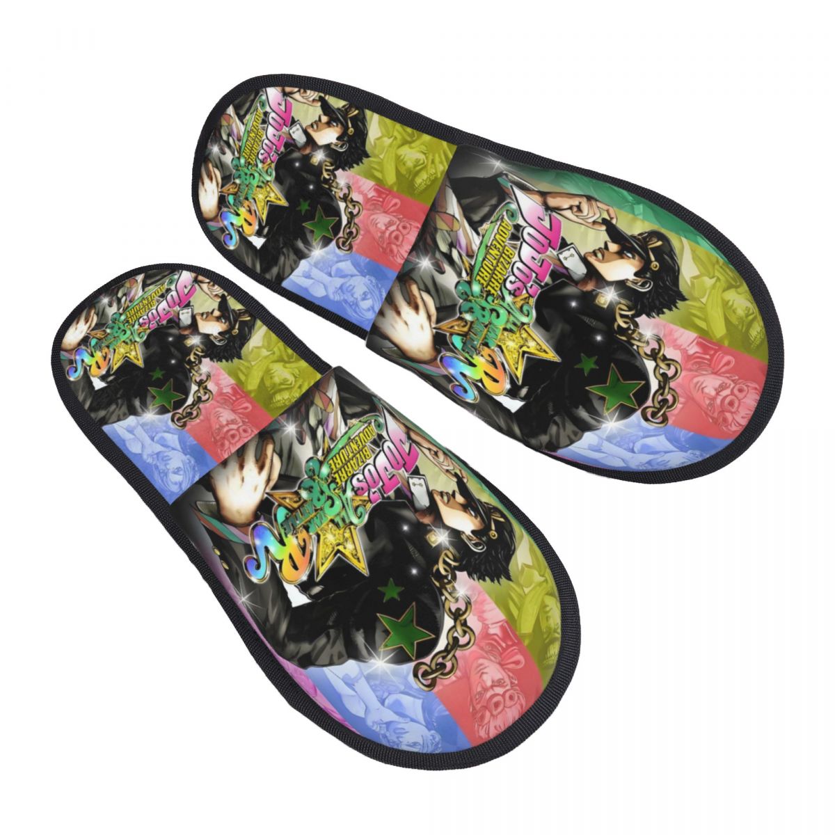 Outdoor Adventure Japan - รองเท้าแตะลายการ์ตูนญี่ปุ่น JoJo's Bizarre Adventure สำหรับผู้หญิง นุ่มสบาย
