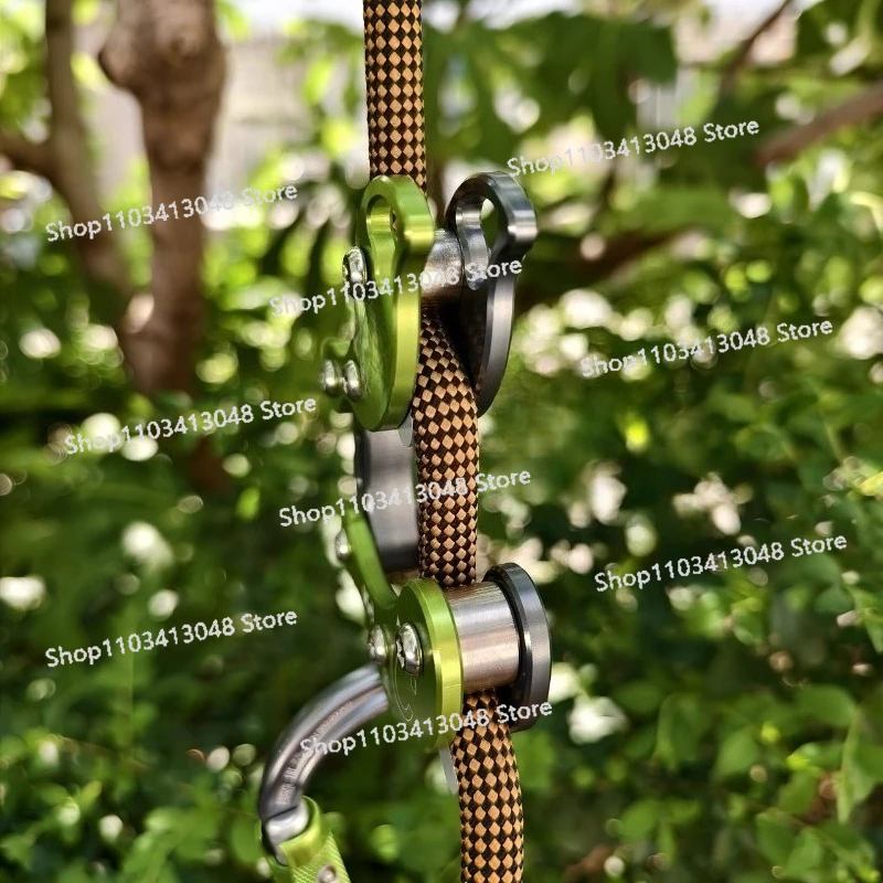 Outdoor Adventure Activities For Kids - อุปกรณ์ปีนต้นไม้แบบกลไกแปดห่วง ไม่ใช้เชือก สำหรับกิจกรรมกลางแจ้งสำหรับเด็ก