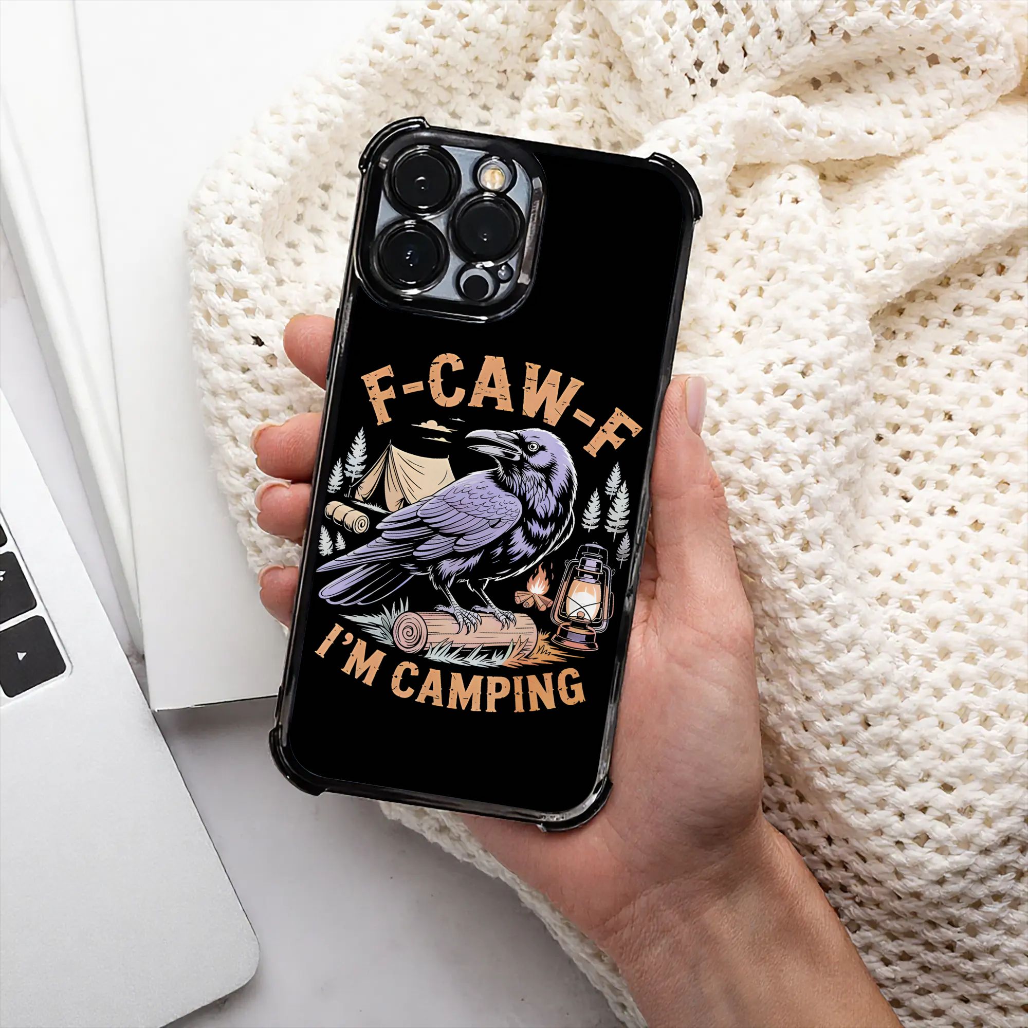 เคสโทรศัพท์ลายอีกาตลก F CAW F  - Outdoor Adventures บทวิจารณ์และราคา