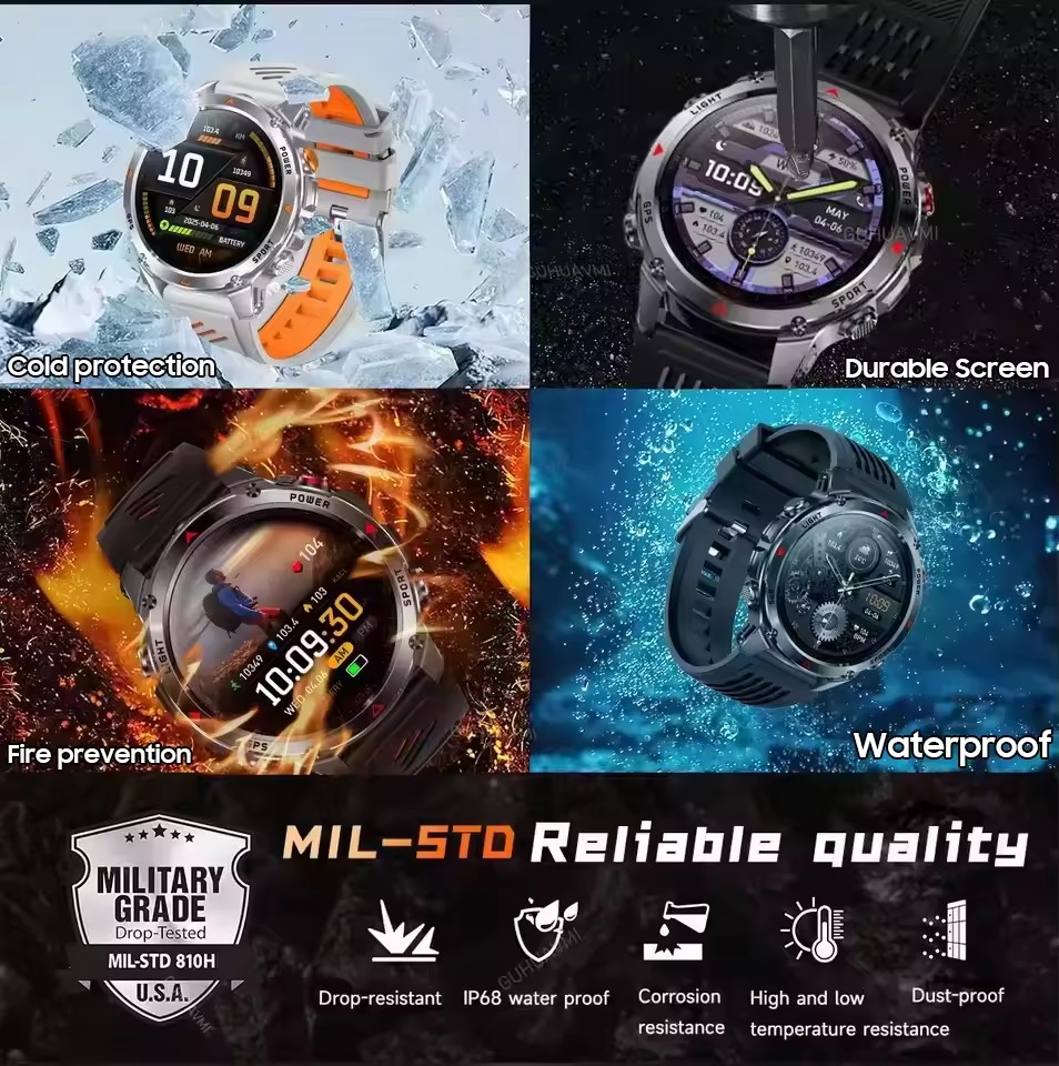 นาฬิกาสมาร์ทวอทช์สำหรับผู้ชาย  - Outdoor Adventure Hours บทวิจารณ์และราคา
