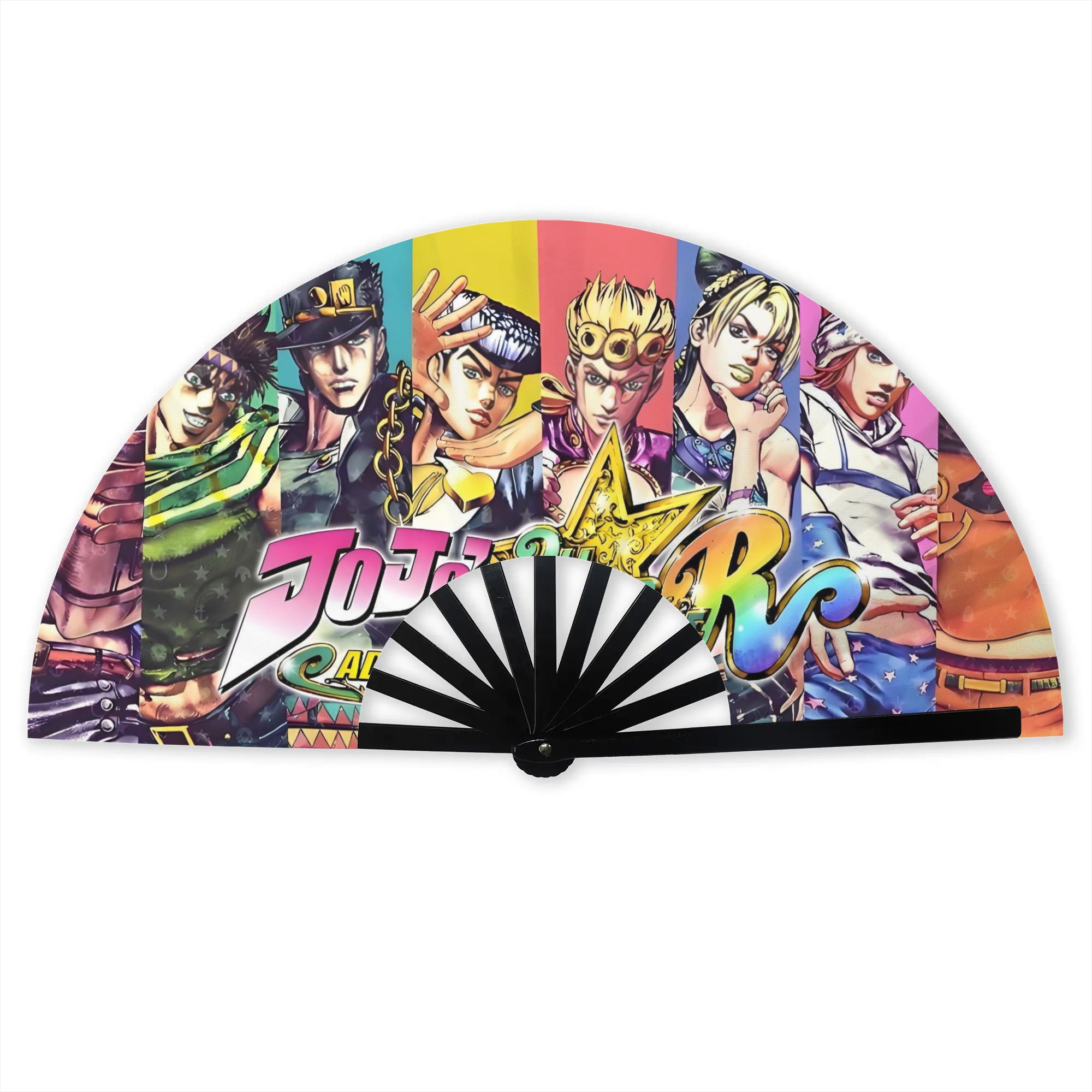 พัดพกพาลายการ์ตูนญี่ปุ่น JoJo' - Outdoor Adventure Japan บทวิจารณ์และราคา