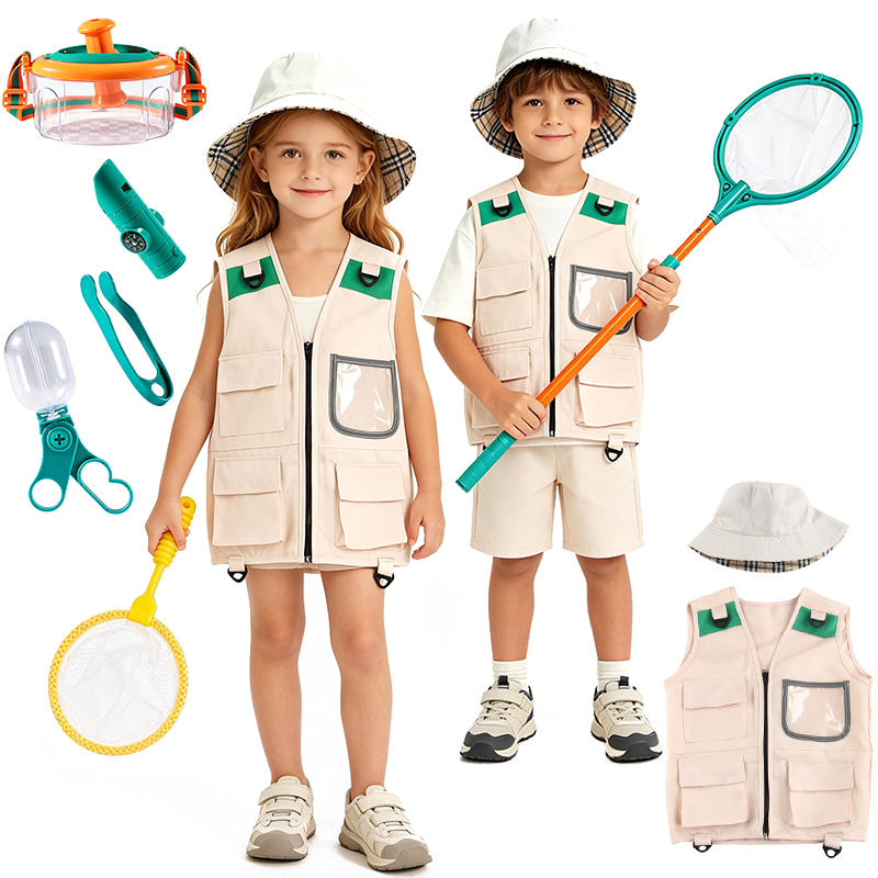ชุดนักสำรวจผจญภัย เสื้อกั๊กและ - Outdoor Adventure Activities For Kids บทวิจารณ์และราคา