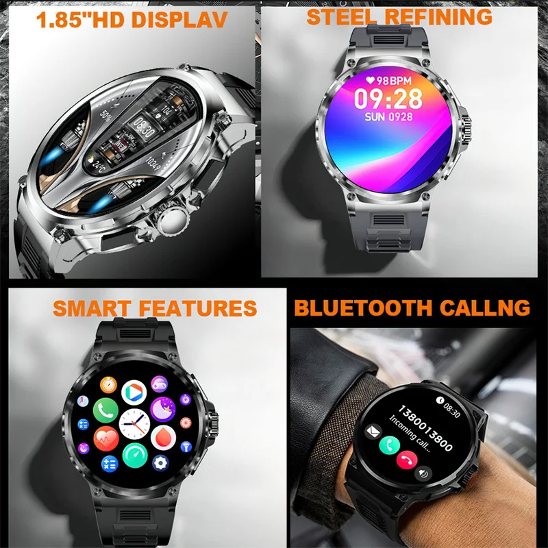 นาฬิกาสมาร์ทวอทช์สำหรับผู้ชาย  - Outdoor Adventure Hours บทวิจารณ์และราคา