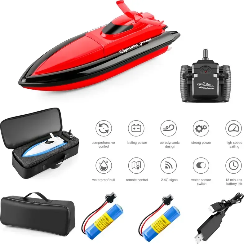 เรือ RC ความเร็วสูง F1 เรือแข่ - Outdoor Adventure Races บทวิจารณ์และราคา