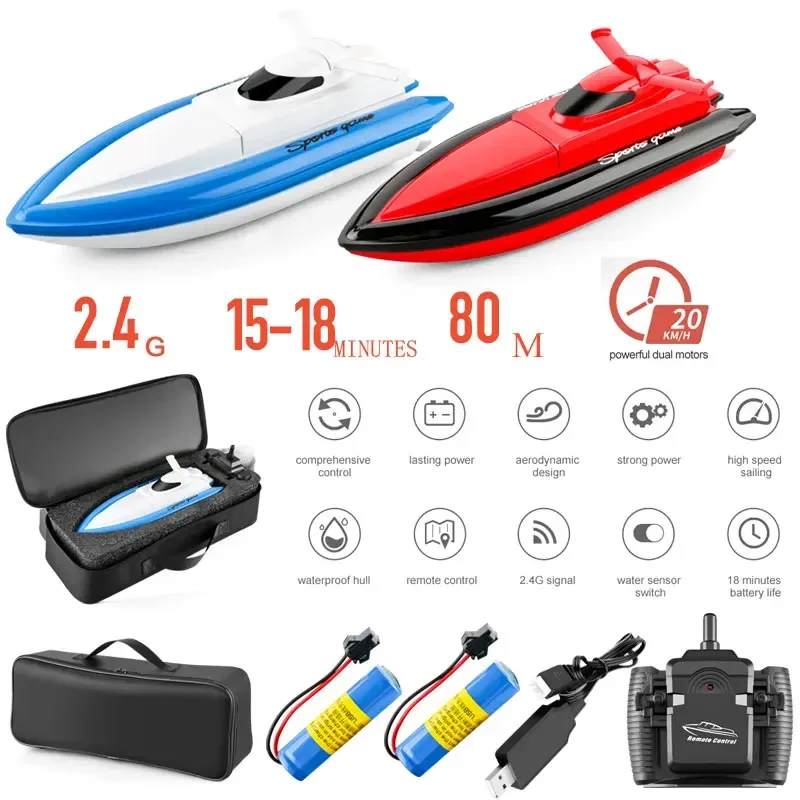 เรือ RC ความเร็วสูง F1 เรือแข่ - Outdoor Adventure Races บทวิจารณ์และราคา