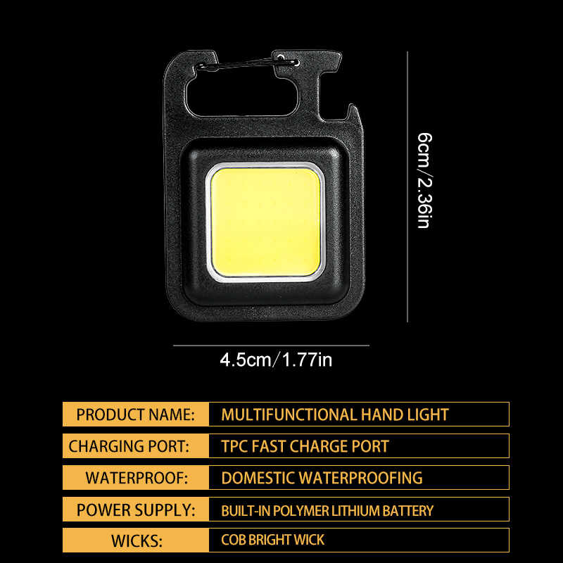 ไฟฉายพวงกุญแจ MINI COB สว่างพิ - Outdoor Adventures บทวิจารณ์และราคา